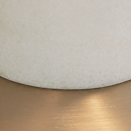 Rowleigh - Gold Finish / White - Marble Desk Lamp by Signature Design by Ashley® | Bel Furniture