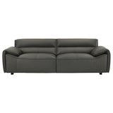 Buxton - Top Grain Leather Upholstered Sofa