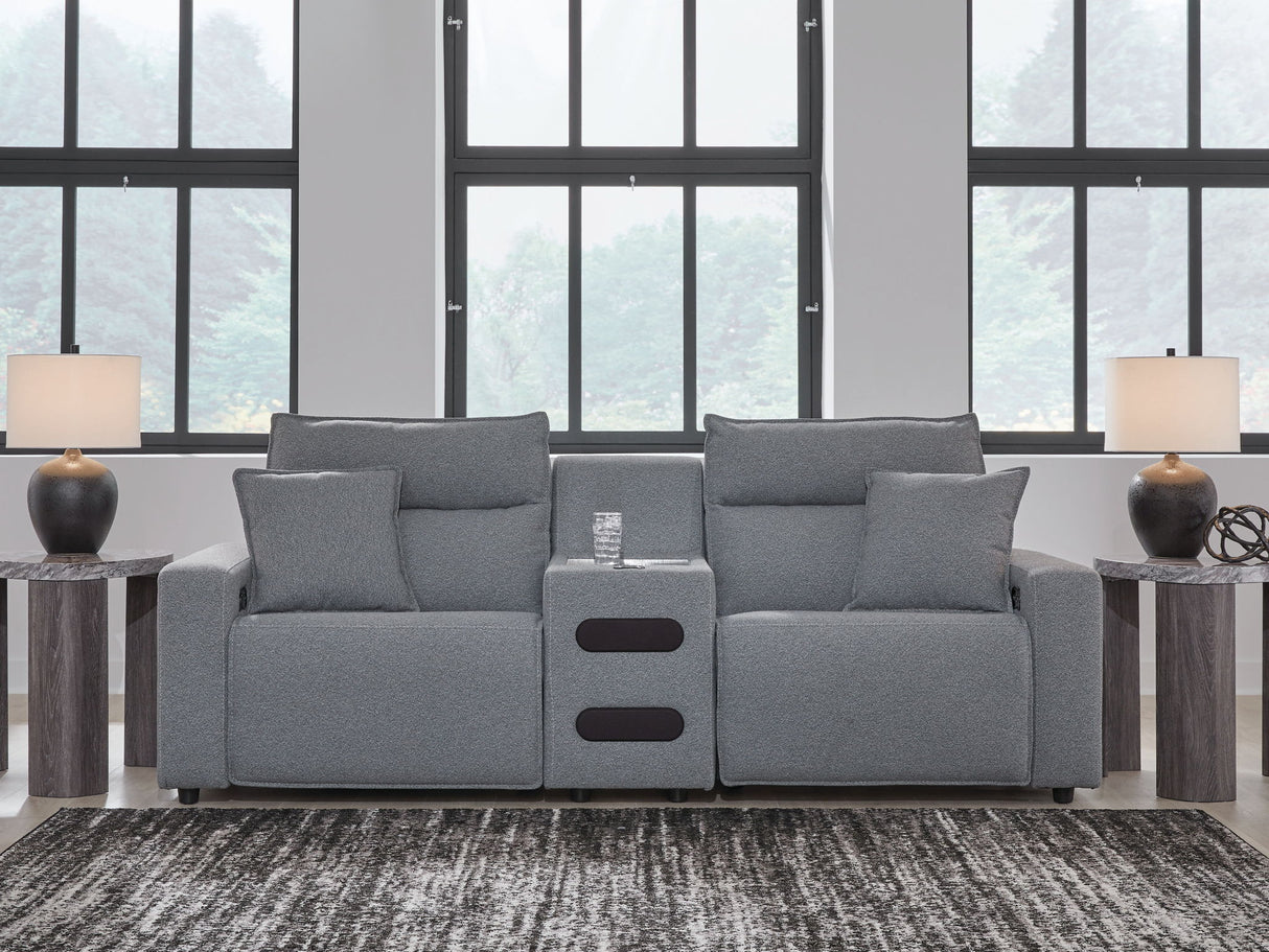Modmax - Salt And Pepper - Reclining Sectional by Signature Design by Ashley® | Bel Furniture