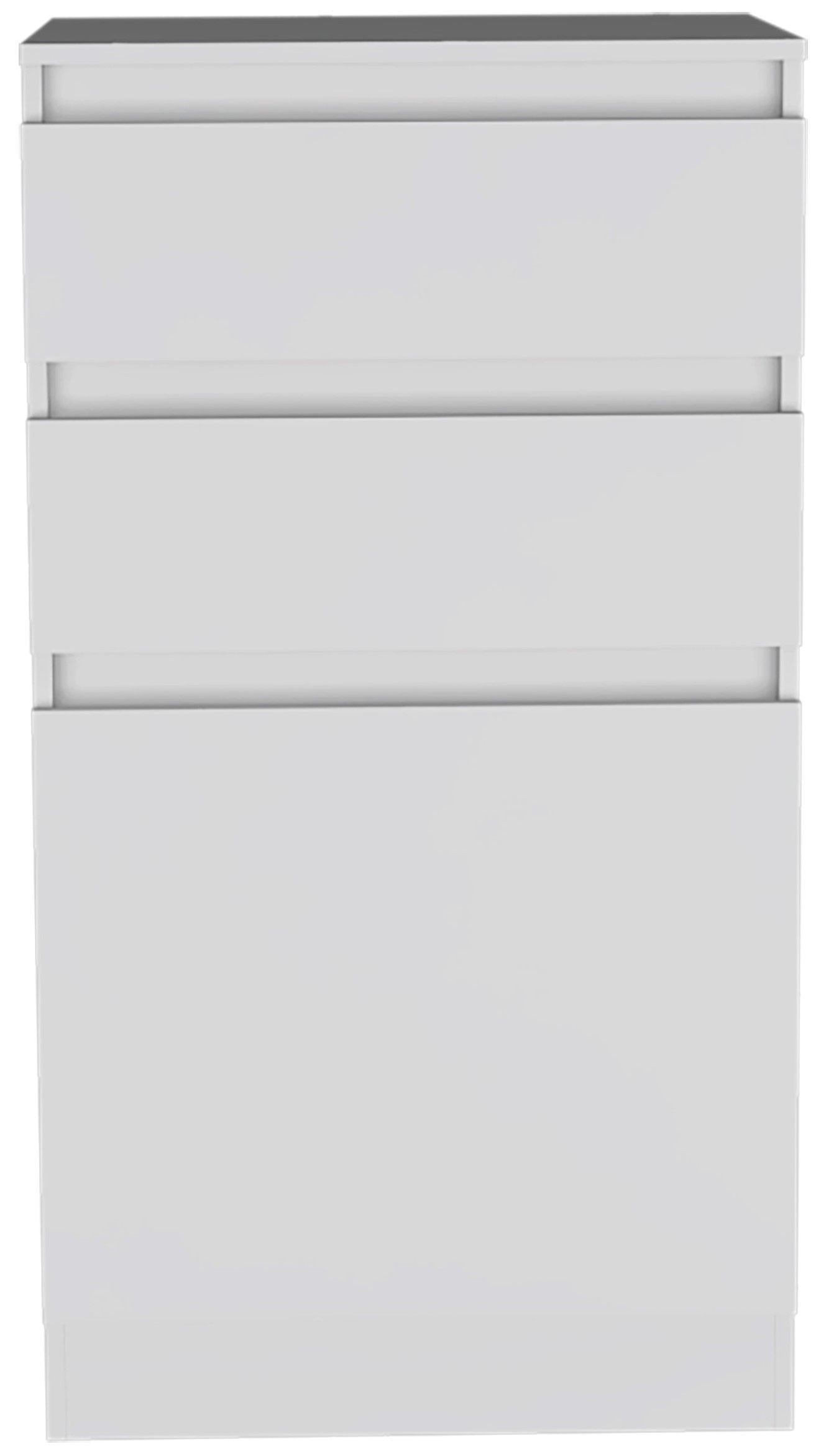 Two Drawer Vanity Chest - White