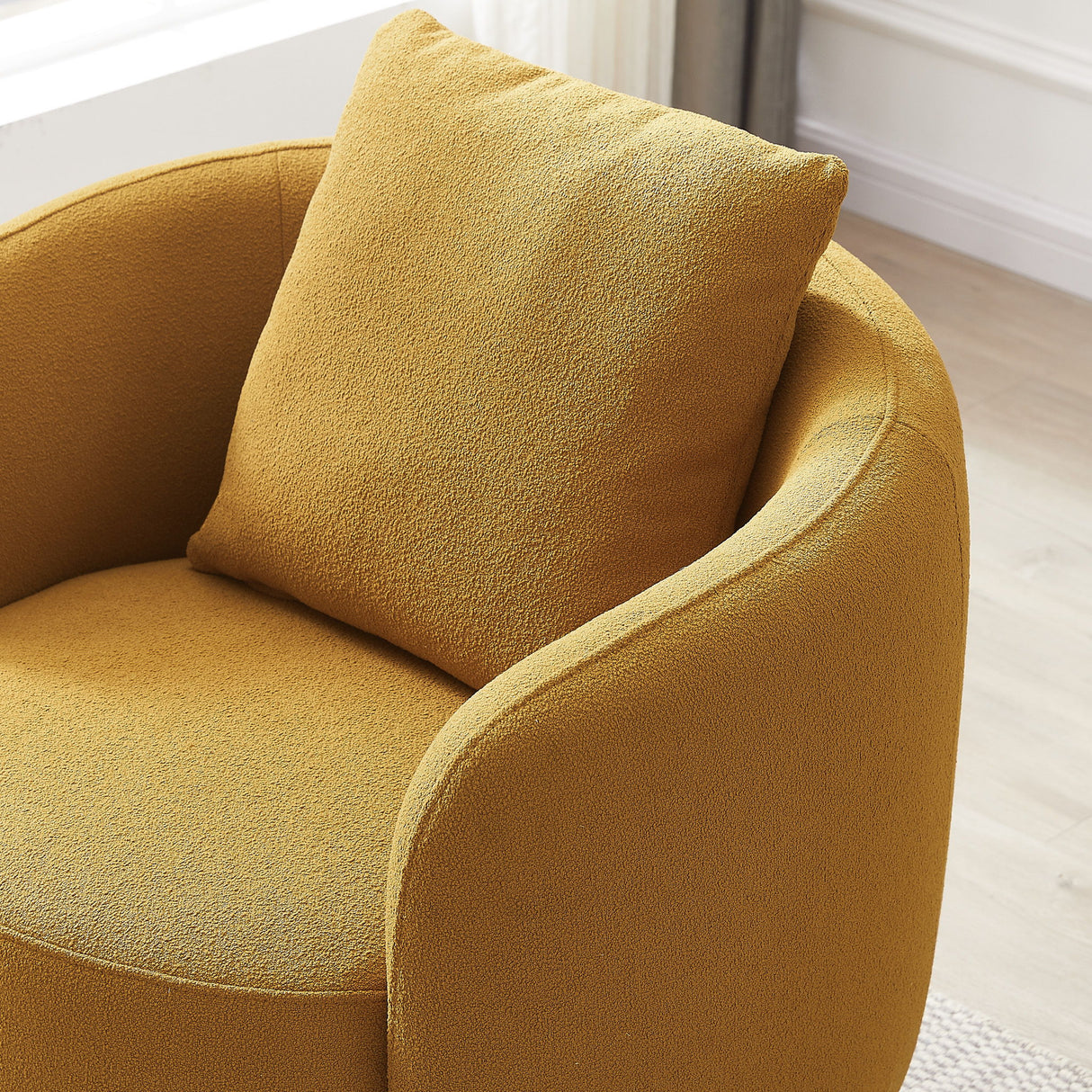 Dylan - Boucle Lounge Chair by Ashcroft Furniture | Bel Furniture