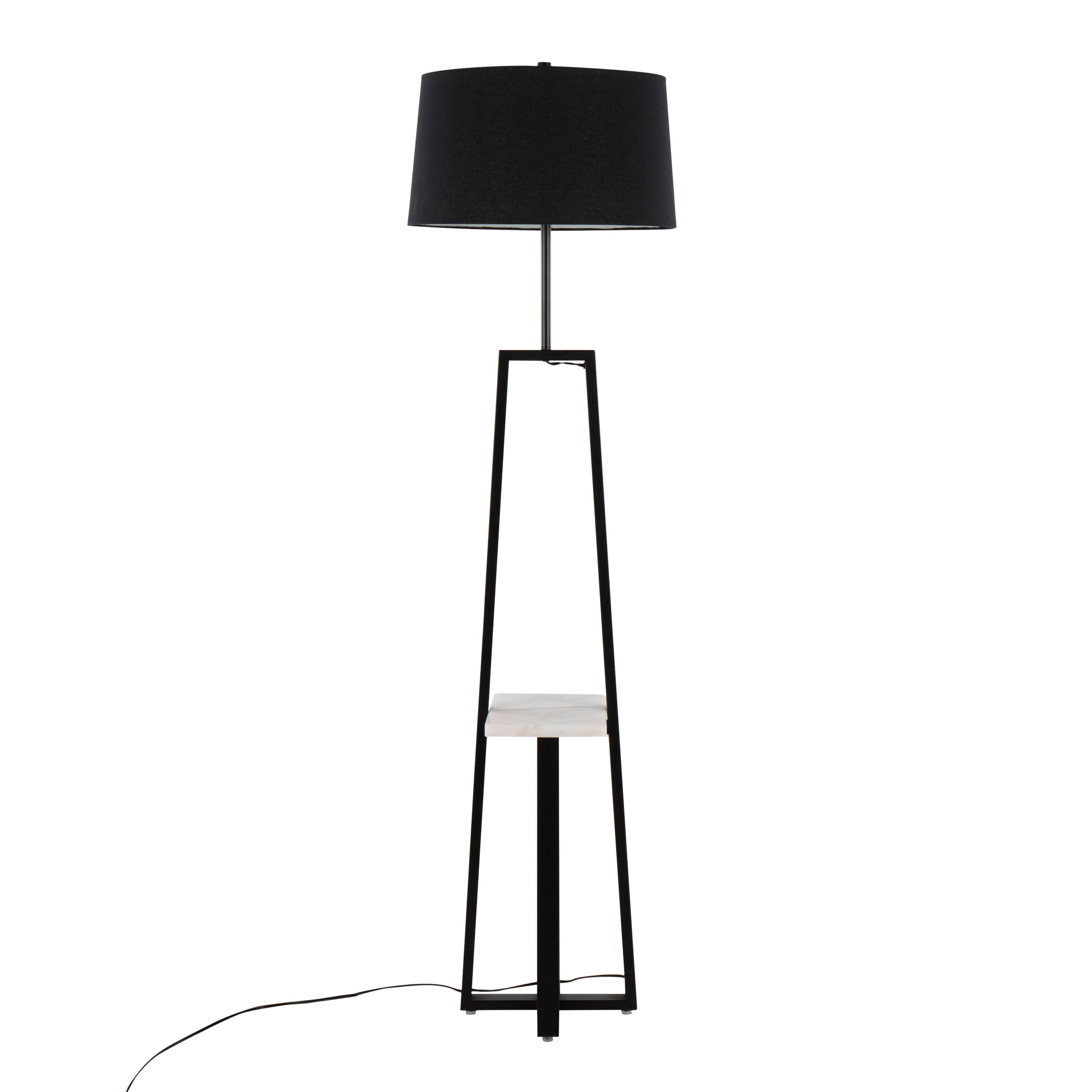 Cosmo - Shelf Contemporary / Glam Floor Lamp