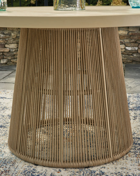 Orchard Beach - Outdoor Dining Table - Beige - view 5