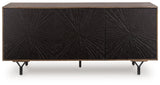 Lavinmont - Accent Cabinet - Multi Brown