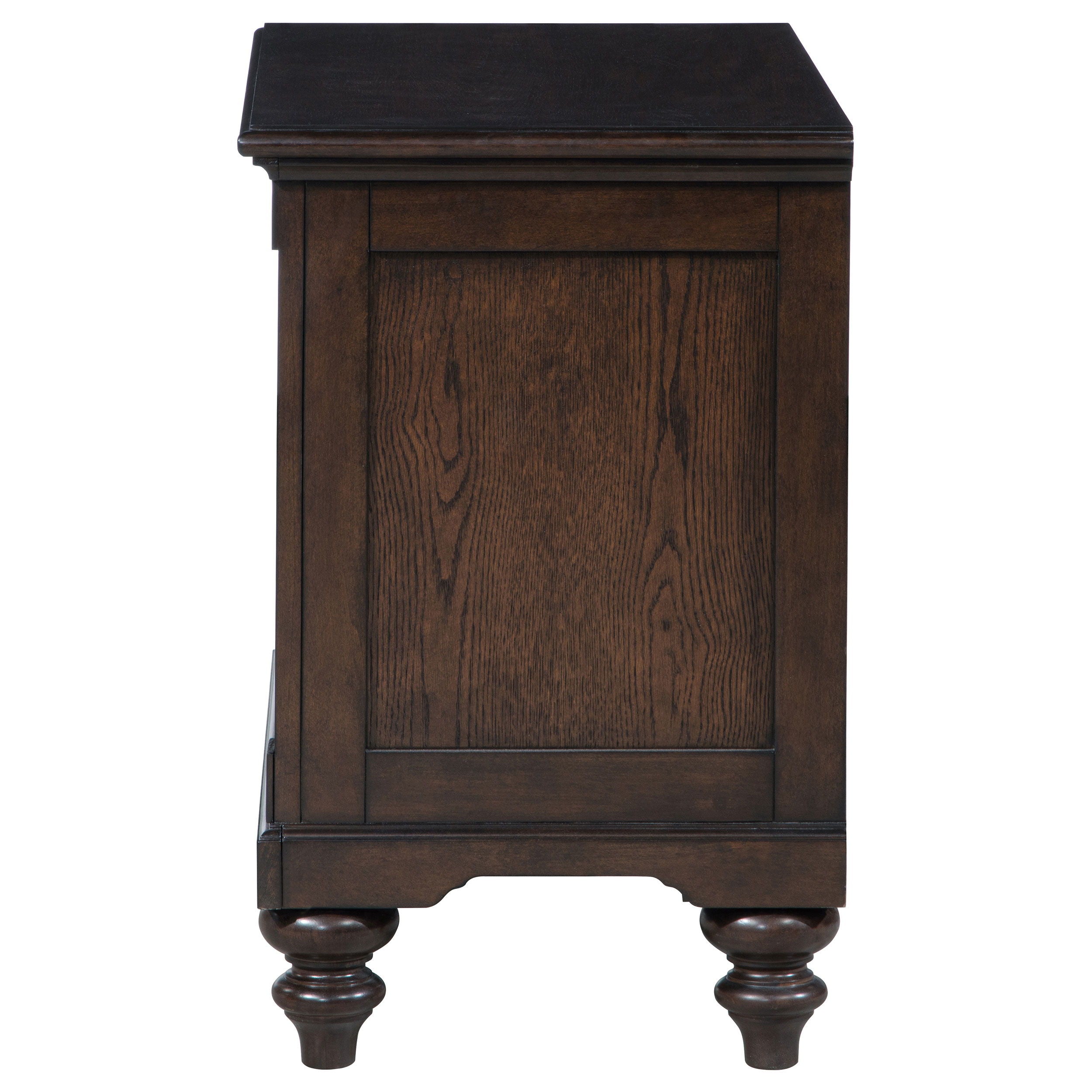 Andover - 1-Drawer Nightstand Bedside Table - Dark Oak