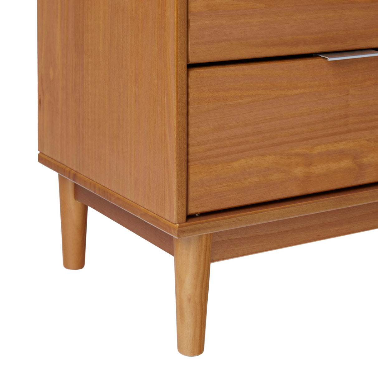 Mid-Century Modern 2 Drawer Nightstand by Walker Edison | Bel Furniture