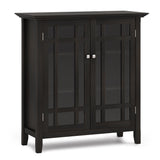 Bedford - Medium Storage Cabinet - Hickory Brown by Simpli-Home | Bel Furniture