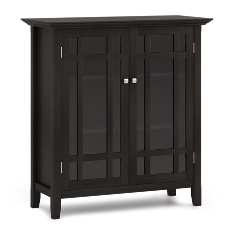 Bedford - Medium Storage Cabinet - Hickory Brown by Simpli-Home | Bel Furniture
