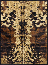 Tribes - GC_YLS4008 Southwest Area Rug Black by Icona Home Decor | Bel Furniture