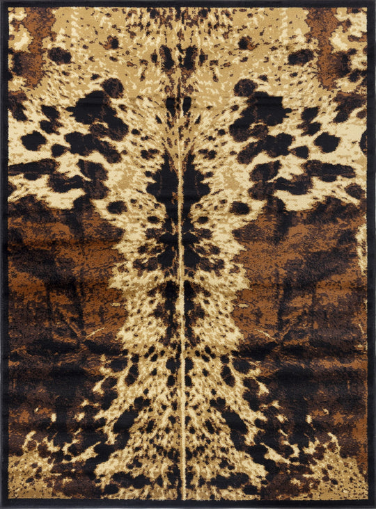 Tribes - GC_YLS4008 Southwest Area Rug Black by Icona Home Decor | Bel Furniture