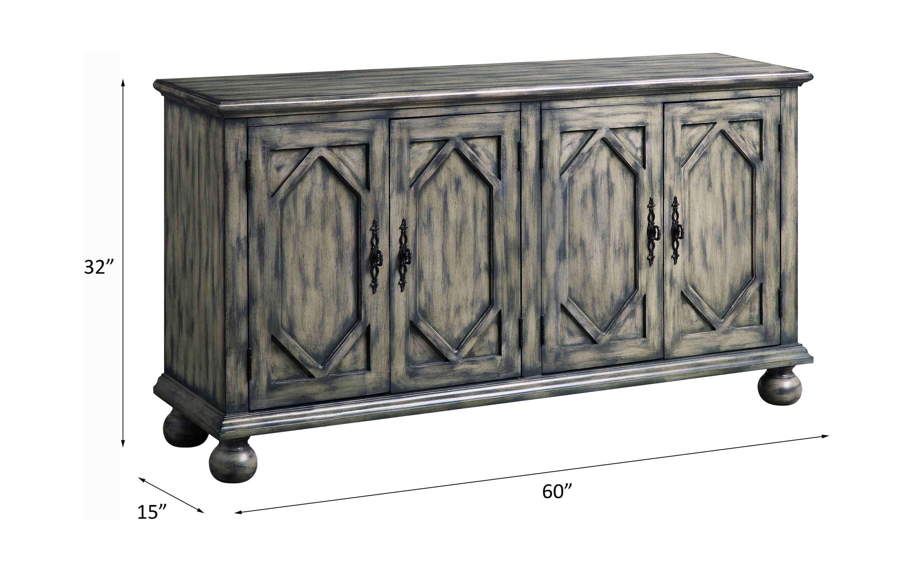 Pavan - Console Cabinet - Gray