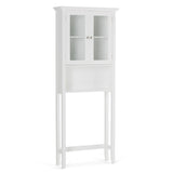 Acadian - Space Saver Cabinet - Pure White by Simpli-Home | Bel Furniture