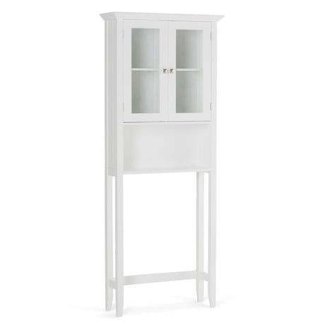 Acadian - Space Saver Cabinet - Pure White by Simpli-Home | Bel Furniture
