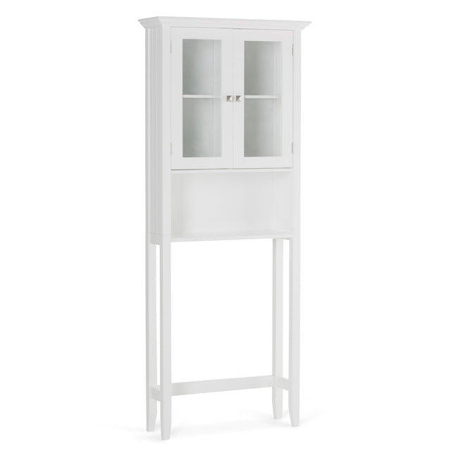 Acadian - Space Saver Cabinet - Pure White by Simpli-Home | Bel Furniture