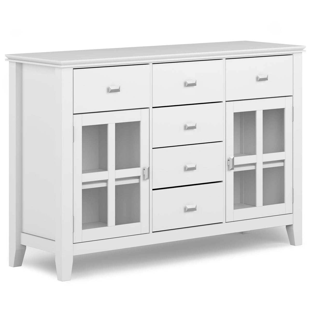Artisan - Handcrafted Sideboard Buffet White by Simpli-Home | Bel Furniture