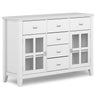 Artisan - Handcrafted Sideboard Buffet White by Simpli-Home | Bel Furniture
