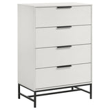 Sonora - 4-Drawer Bedroom Chest - White by Coaster Fine Furniture | Bel Furniture