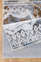 Legacy - 5'3" X 7' Area Rug - Multi / White by Icona Home Decor | Bel Furniture