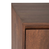 Hunter - TV Media Stand - Umber Brown Stain by Simpli-Home | Bel Furniture