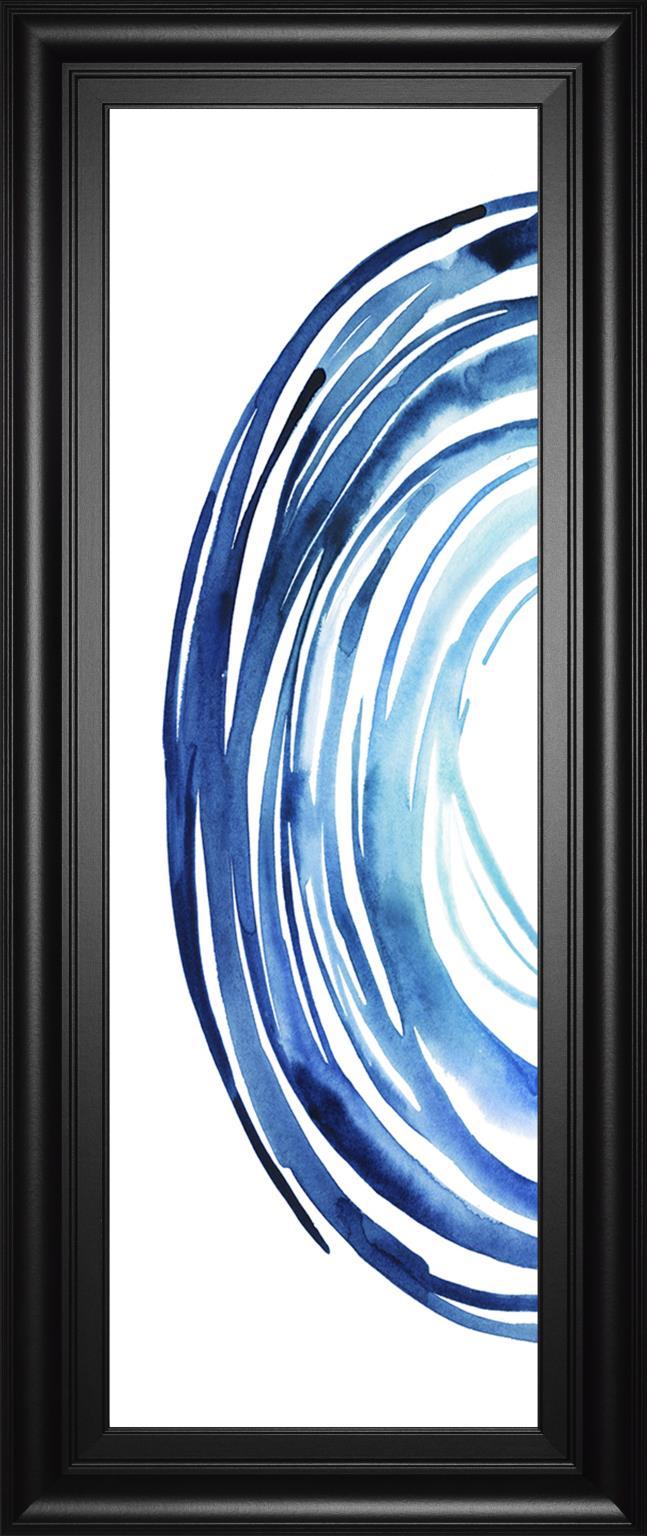 18x42 Blue Vortex I By Grace Popp - Blue