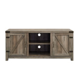 Farmhouse Barn Door TV Stand For TVs Up To 65"