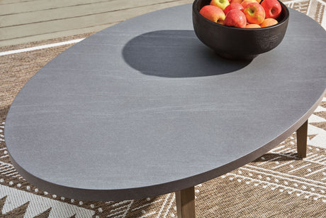 Harmony Headlands - Oval Cocktail Table - Natural / Gray - view 3