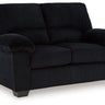 Simplejoy - Loveseat Black by Signature Design by Ashley® | Bel Furniture