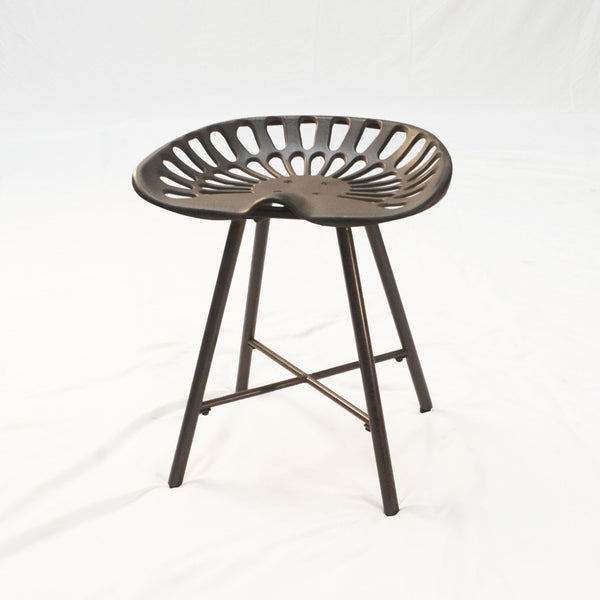 Backless Stool 18" - Copper - Metal