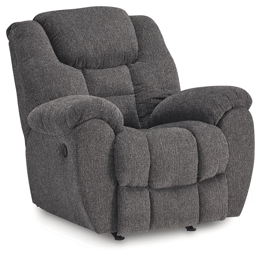 Foreside - Charcoal - Rocker Recliner by Signature Design by Ashley® | Bel Furniture