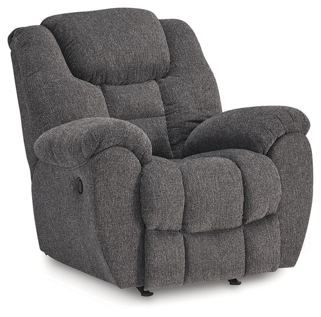 Foreside - Charcoal - Rocker Recliner by Signature Design by Ashley® | Bel Furniture