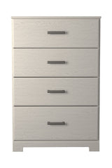 Stelsie - White - Four Drawer Chest by Signature Design by Ashley® | Bel Furniture