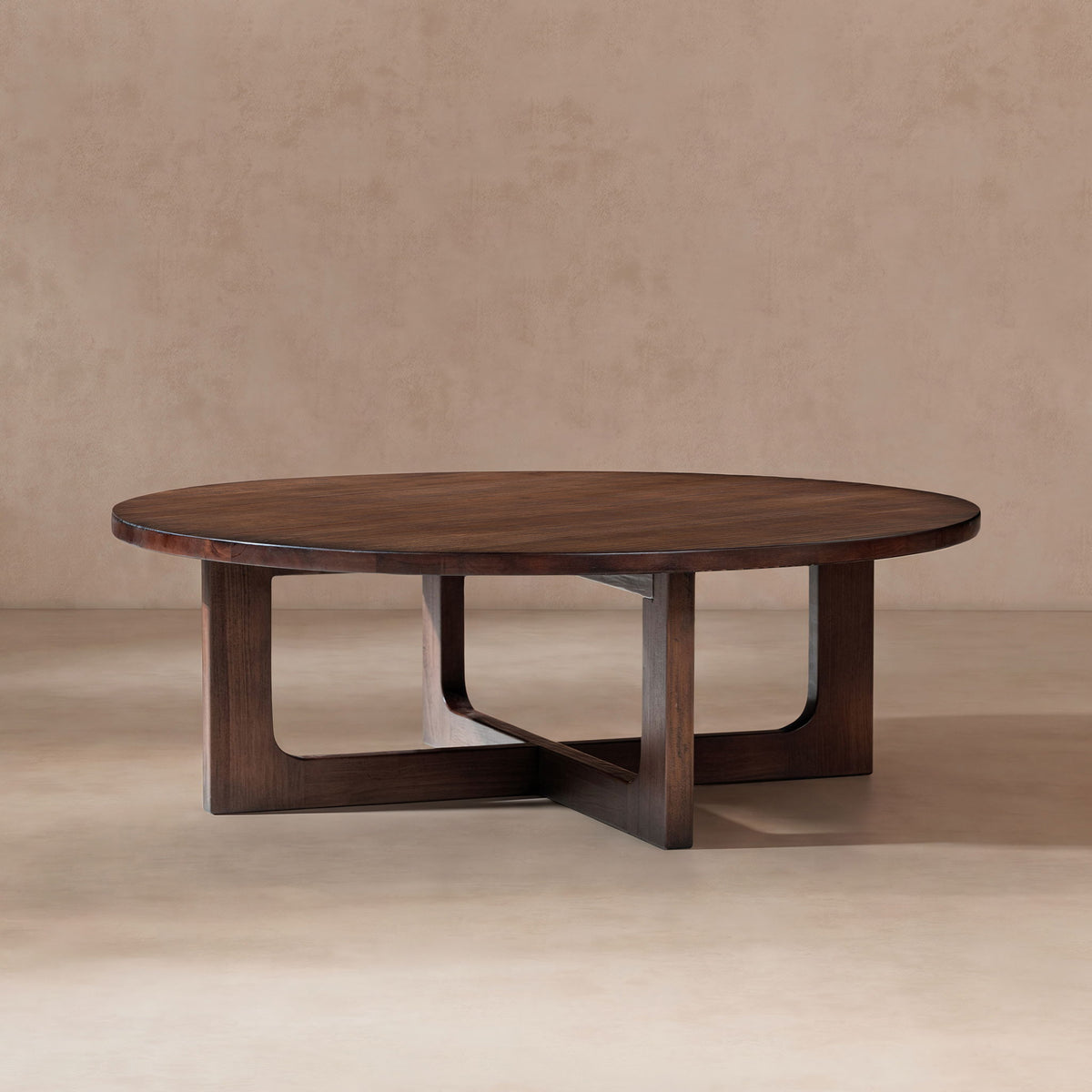 Pino - Round Coffee Table - Brown
