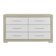 Elsa - 2 Toned And Dresser With Bar Handle And Construction