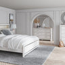 Altyra - Dresser, Mirror, Panel Bookcase Bed White by Signature Design by Ashley® | Bel Furniture