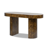 Jesse - Single Drawer Oval Computer Desk by Jennifer Taylor Home | Bel Furniture