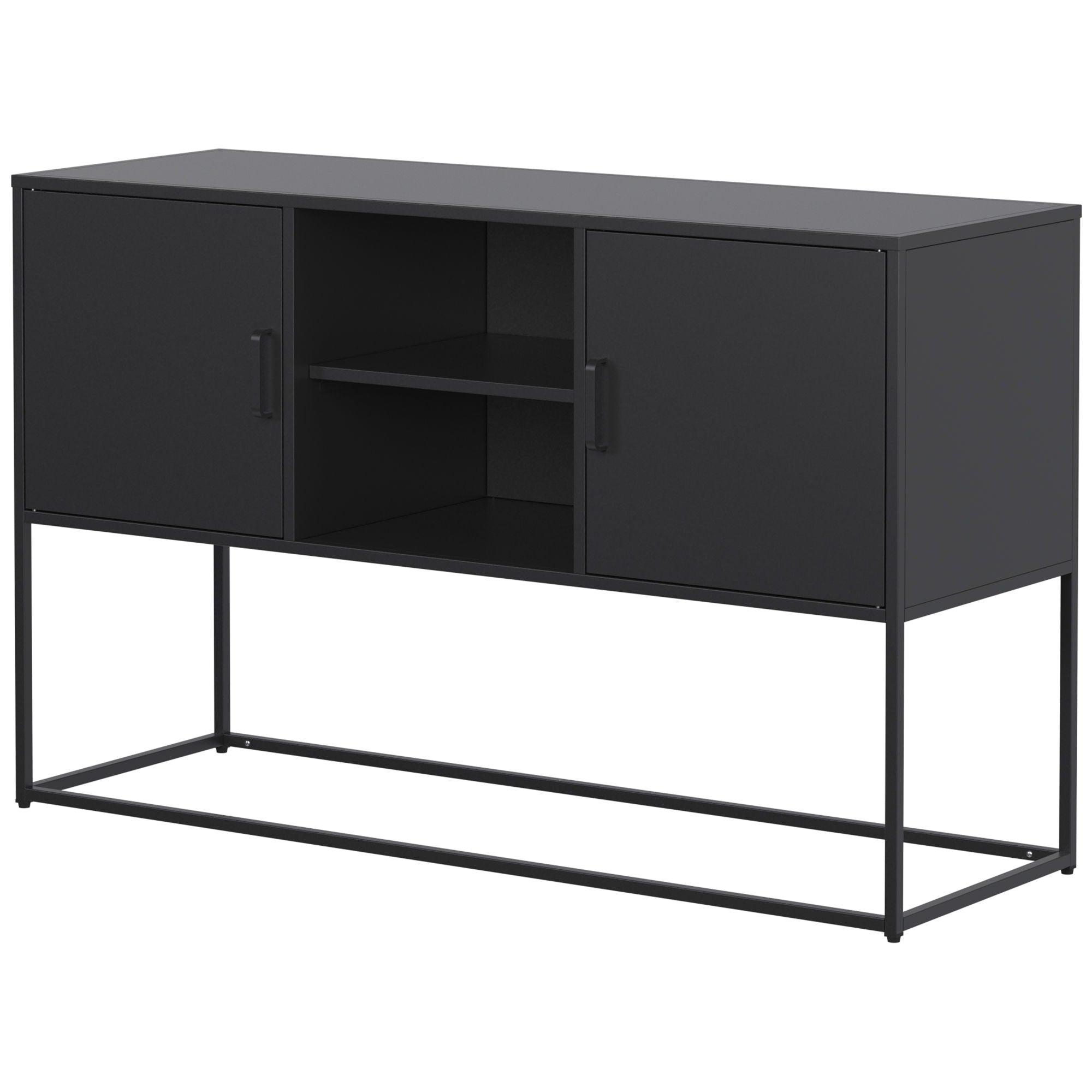 Modern Sideboard Buffet With Plenty Of Storage Space, Anti-Tilt Mechanism, Elegant Handles, Silent Magnetic Closure And Eco-Friendly Finish For Kitchen, Dining Room And Living Room