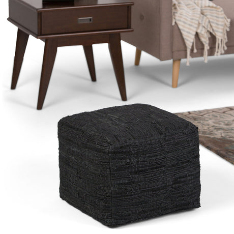 Fredrik - Handcrafted Square Pouf - view 21