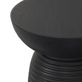 Boyd - Ribbed Accent Table - Black