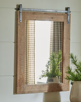 Lanie - Antique Brown - Accent Mirror by Signature Design by Ashley® | Bel Furniture