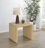 Canoga - Engineered Wood Accent Side End Table - Light Oak