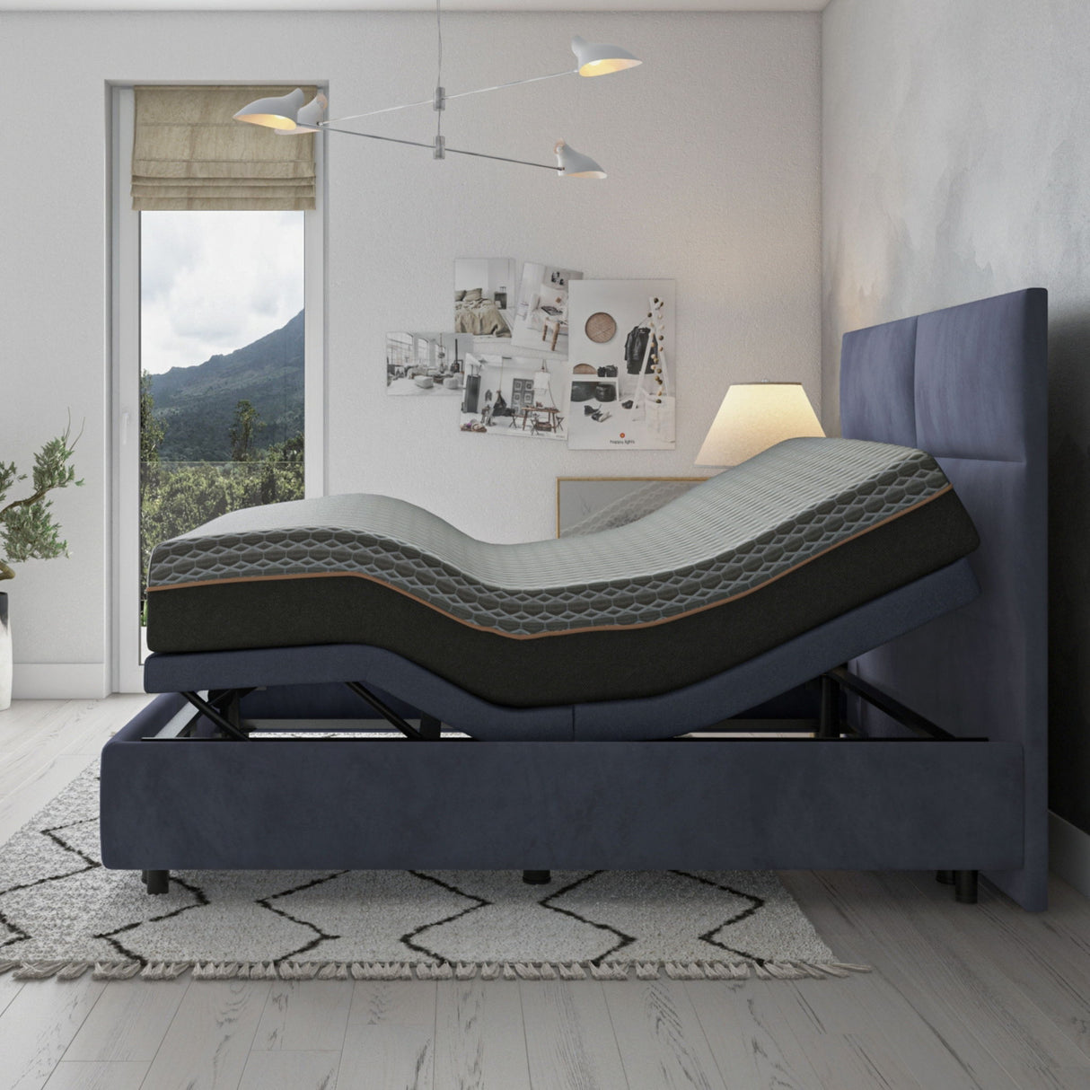 Copper Lux Hybrid - 12" Mattress With Copper Infused Contouring Memory Comfort Layer And Supportive Coil System