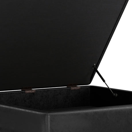 Owen - Multifunctional Square Coffee Table Storage Ottoman - view 86