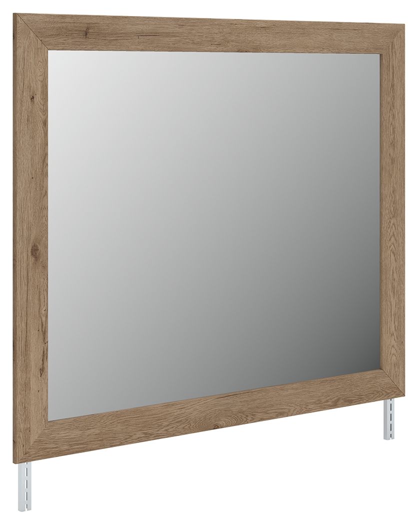 Oliandon Bedroom Mirror Light Brown