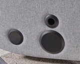 Pineland - Glider Power Recliner With Audio System - Pewter