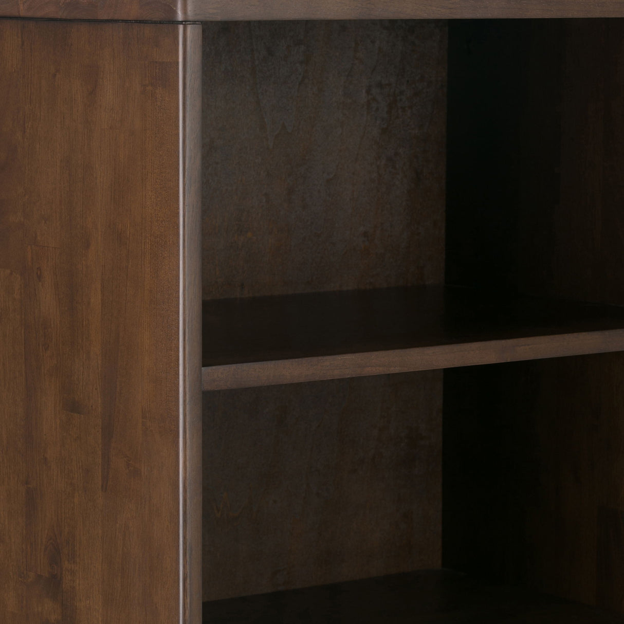Harper - Bookcase With Storage - Walnut Brown by Simpli-Home | Bel Furniture