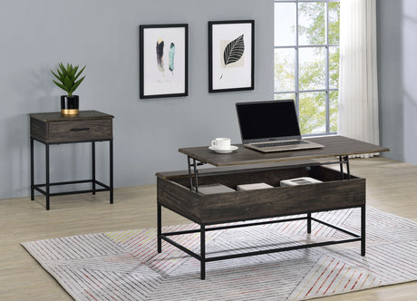 Cliff - Lift Top Coffee And End Table by Lilola Home | Bel Furniture