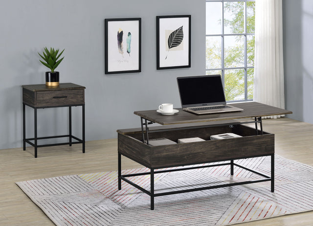 Cliff - Lift Top Coffee And End Table by Lilola Home | Bel Furniture