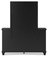 Lanolee - Black - Dresser And Mirror by Signature Design by Ashley® | Bel Furniture