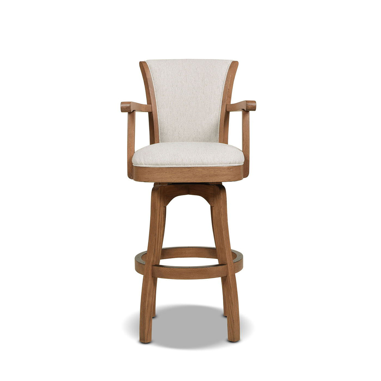 Williams - Swivel Bar Stool With Armrests by Jennifer Taylor Home | Bel Furniture
