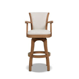Williams - Swivel Bar Stool With Armrests by Jennifer Taylor Home | Bel Furniture